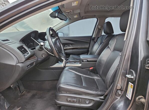 JH4KC1F59GC001700 2016 ACURA RLX Серый Вид салона спереди