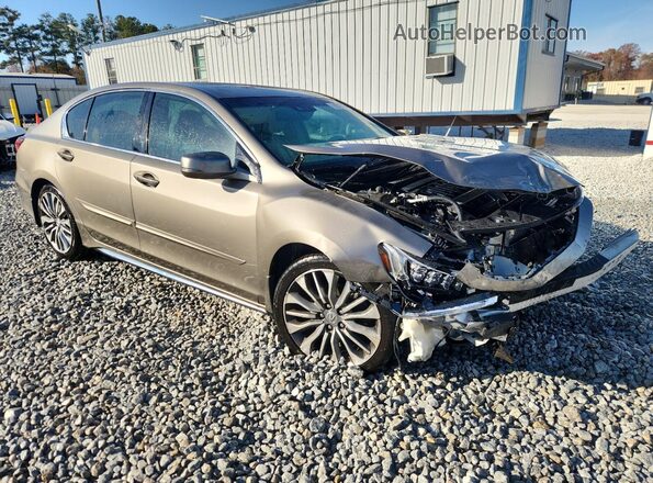 JH4KC1F5XJC001437 2018 ACURA RLX Бежевый Передняя правая четверть