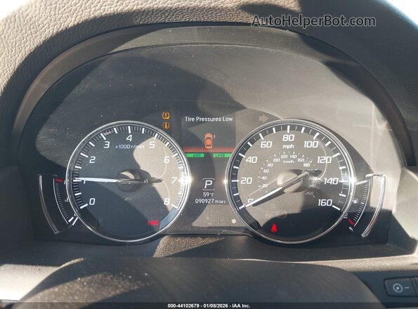 JH4KC1F95GC000367 2016 ACURA RLX Белый Вид задних сидений