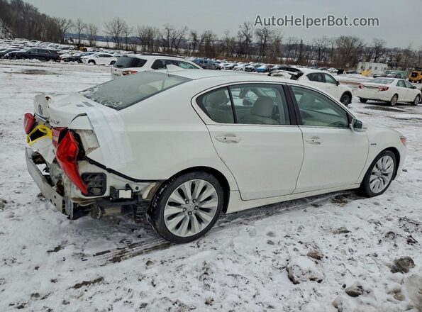 JH4KC2F57HC000004 2017 ACURA RLX Белый Задняя правая четверть