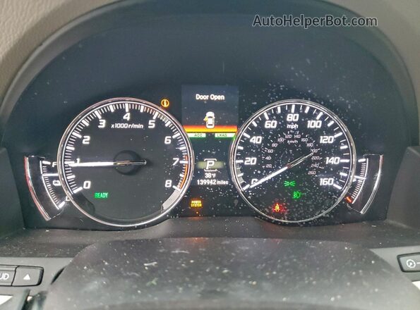 JH4KC2F57HC000004 2017 ACURA RLX Белый Вид щитка приборов