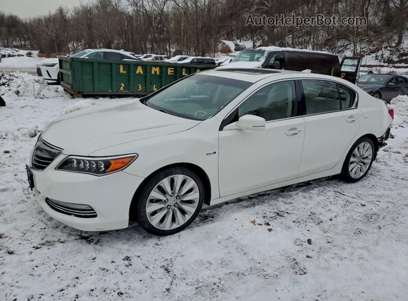 JH4KC2F57HC000004 2017 ACURA RLX Белый Передняя левая четверть