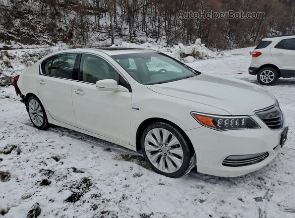 JH4KC2F57HC000004 2017 ACURA RLX Белый Передняя правая четверть