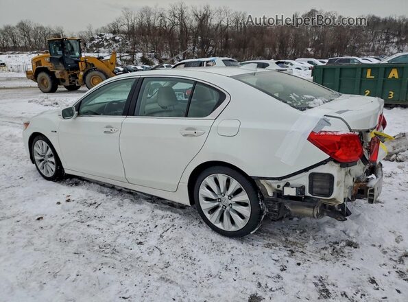 JH4KC2F57HC000004 2017 ACURA RLX Белый Задняя левая четверть