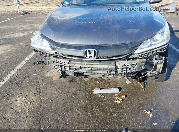 JHMCR6F52HC002835 2017 HONDA ACCORD HYBRID Black Widok z przodu