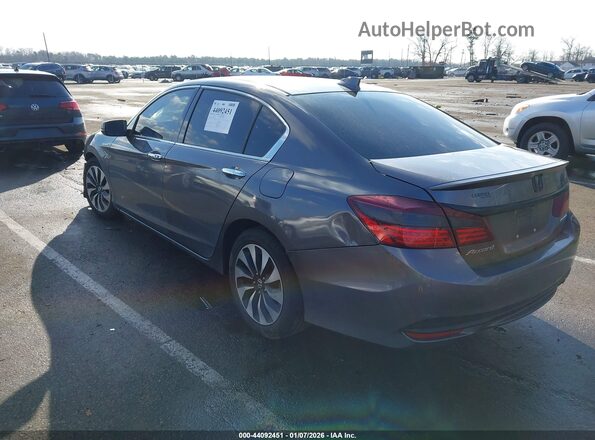 JHMCR6F52HC002835 2017 HONDA ACCORD HYBRID Black Tył lewy