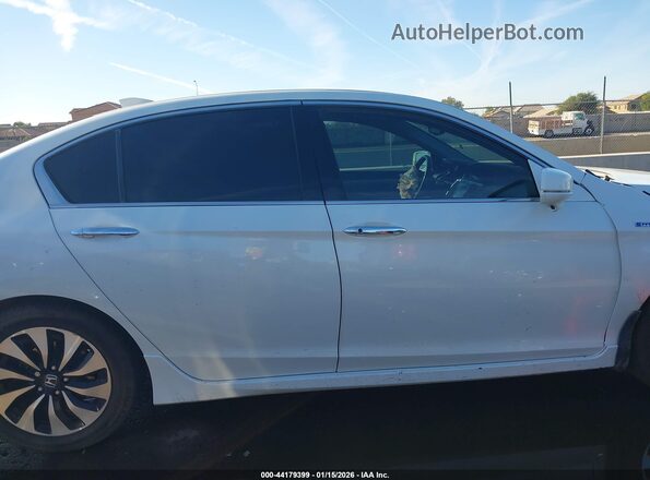 JHMCR6F7XHC007900 2017 HONDA ACCORD HYBRID Белый Вид задней части салона