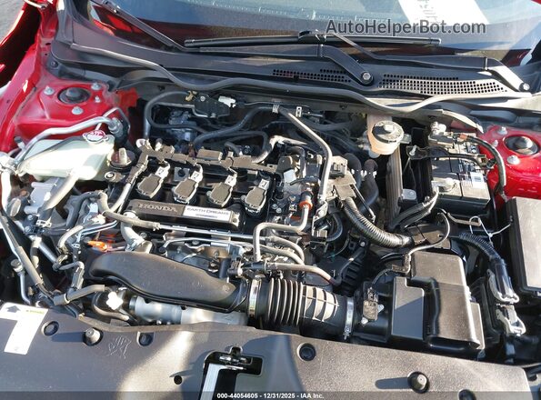 JHMFC1F78KX007041 2019 HONDA CIVIC Красный Вид сзади