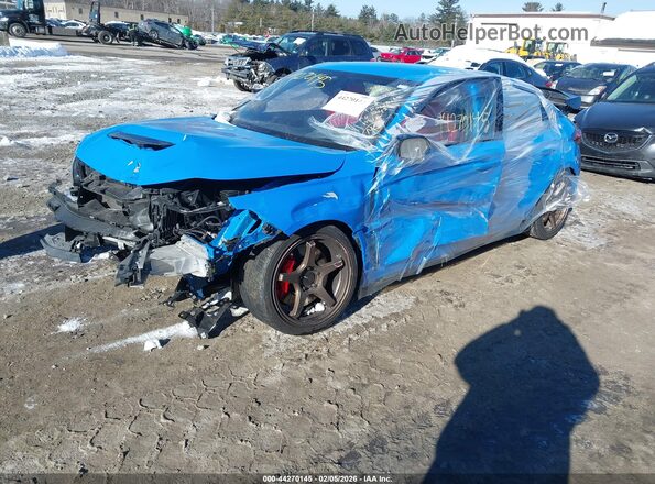 JHMFL5G44RX003736 2024 HONDA CIVIC TYPE R Синий Передняя левая четверть