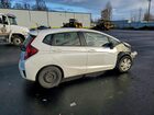 2016 Honda Fit Lx White vin: JHMGK5H57GS003934