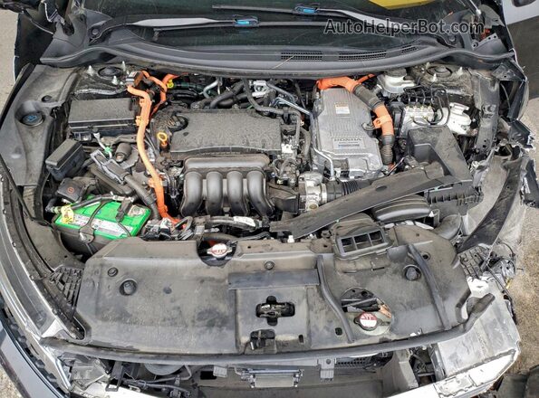 JHMZC5F11JC015259 2018 HONDA CLARITY Black Вид задньої частини салону