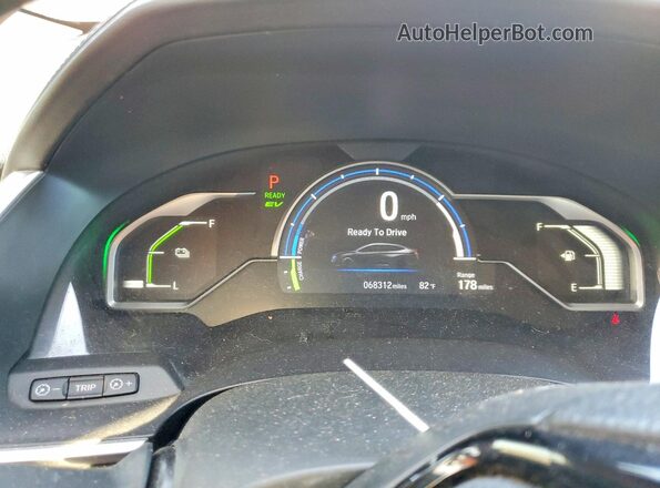 JHMZC5F14KC005312 2019 HONDA CLARITY Черный Вид щитка приборов