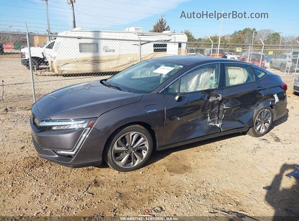 JHMZC5F14MC000730 2021 HONDA CLARITY PLUG-IN HYBRID Gray Առջևի ձախ երեք քառորդ տեսարան