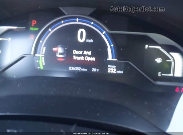 JHMZC5F16MC001670 2021 HONDA CLARITY PLUG-IN HYBRID Silver Вид задніх сидінь