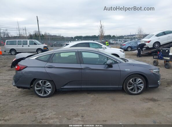JHMZC5F18KC000680 2019 HONDA CLARITY PLUG-IN HYBRID Gray Widok wnętrza z tyłu