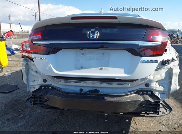 JHMZC5F19JC018197 2018 HONDA CLARITY PLUG-IN HYBRID White წინა ხედი