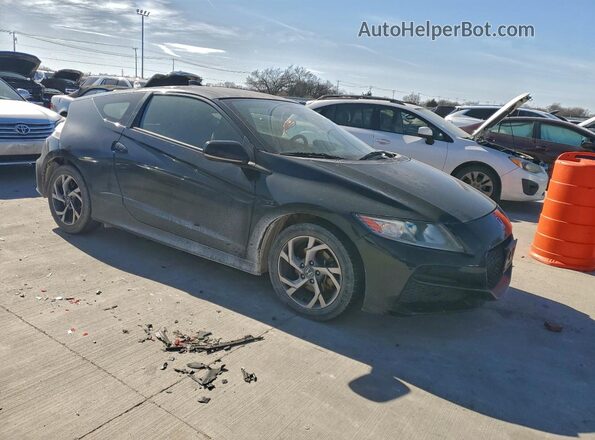 JHMZF1D43GS000242 2016 HONDA CR-Z Черный Передняя правая четверть