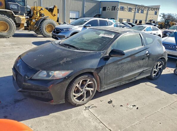 JHMZF1D43GS000242 2016 HONDA CR-Z Черный Передняя левая четверть