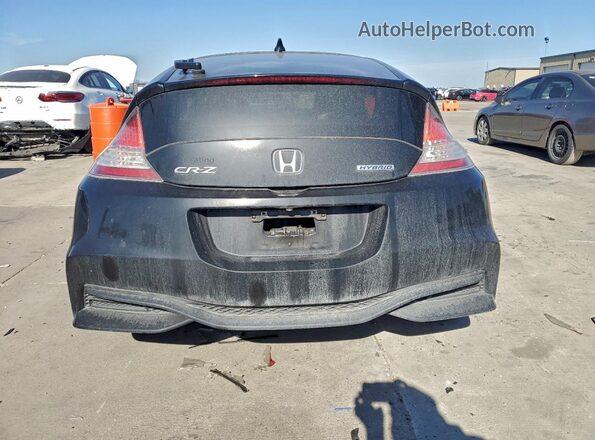JHMZF1D43GS000242 2016 HONDA CR-Z Черный Вид сзади