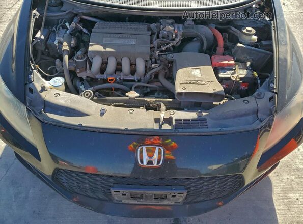 JHMZF1D43GS000242 2016 HONDA CR-Z Черный Вид задней части салона