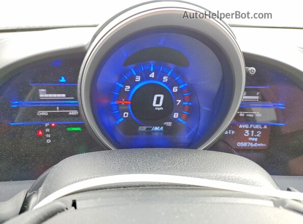 JHMZF1D64GS001515 2016 HONDA CR-Z Белый Вид щитка приборов