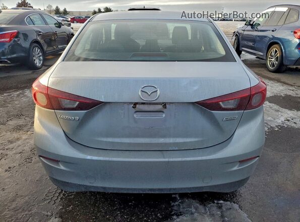 JM1BN1U70H1117543 2017 MAZDA 3 Серебряный Вид сзади