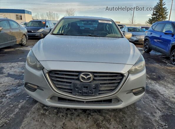 JM1BN1U70H1117543 2017 MAZDA 3 Серебряный Вид спереди