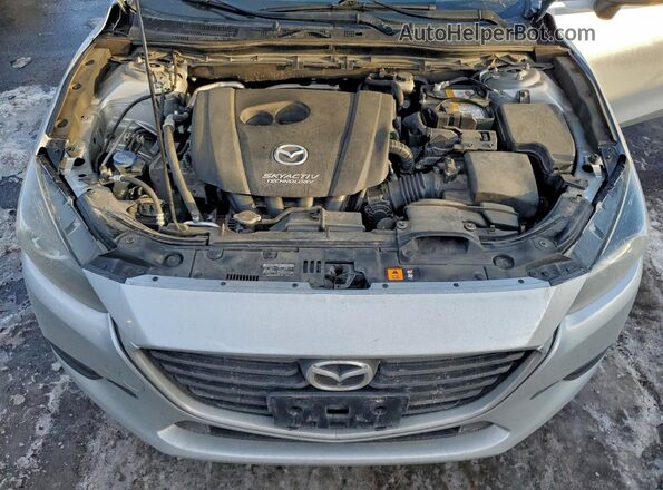 JM1BN1U70H1117543 2017 MAZDA 3 Серебряный Вид задней части салона