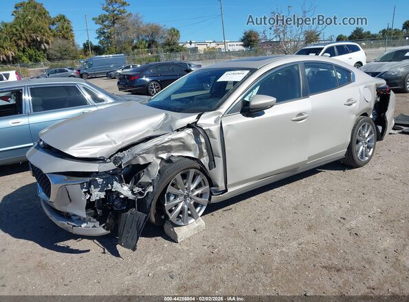 JM1BPACL8T1856080 2026 MAZDA 3 Бежевый Передняя левая четверть