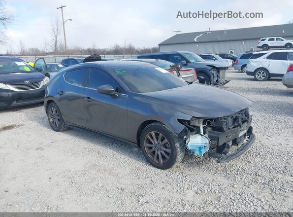 JM1BPALM2K1121487 2019 MAZDA 3 Синий Передняя правая четверть