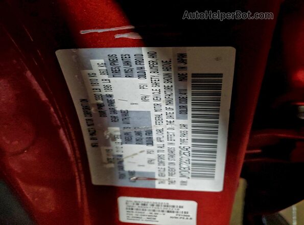 JM1DKBC72G0126046 2016 MAZDA CX-3 Красный Вид подкапотного пространства