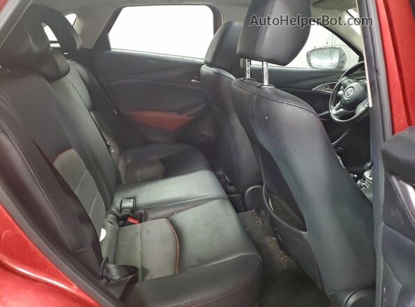 JM1DKBC72G0126046 2016 MAZDA CX-3 Красный Вид задних сидений