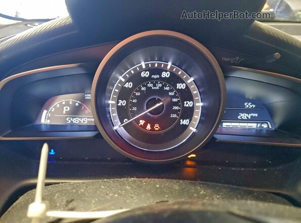 JM1DKBC73G0108915 2016 MAZDA CX-3 Silver Widok zestawu wskaźników