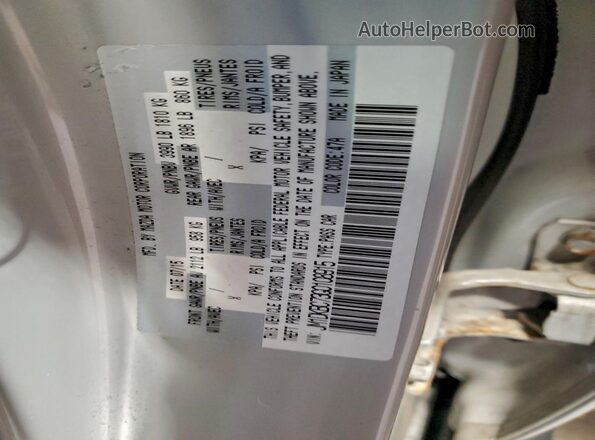 JM1DKBC73G0108915 2016 MAZDA CX-3 Silver Widok naklejki z numerem VIN