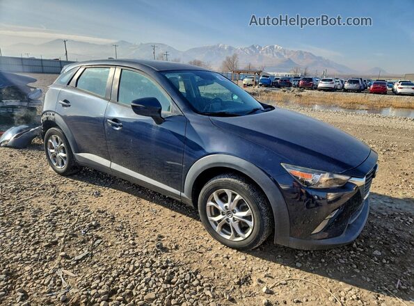 JM1DKBC74G0109734 2016 MAZDA CX-3 Blue Передня права чверть