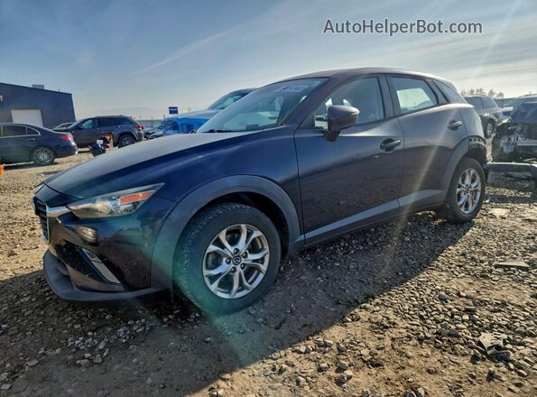 JM1DKBC74G0109734 2016 MAZDA CX-3 Blue Передня ліва чверть