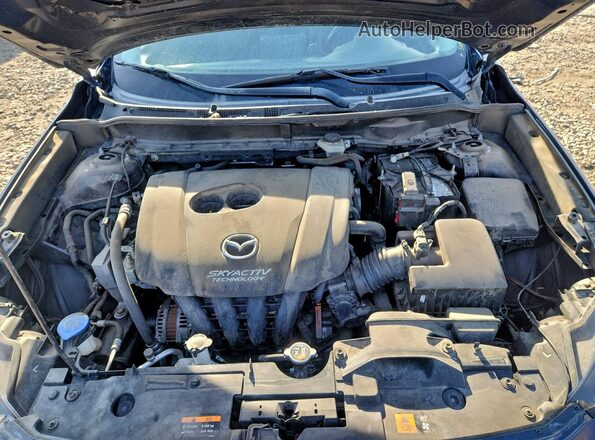 JM1DKBC74G0109734 2016 MAZDA CX-3 Blue Вид задньої частини салону