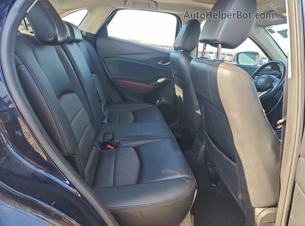 JM1DKBC74G0109734 2016 MAZDA CX-3 Blue Вид задніх сидінь