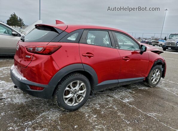 JM1DKBC78G0125709 2016 MAZDA CX-3 Темно-бордовый Задняя правая четверть