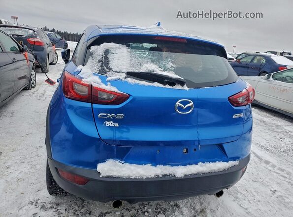 JM1DKDB72H0142195 2017 MAZDA CX-3 Синий Вид сзади