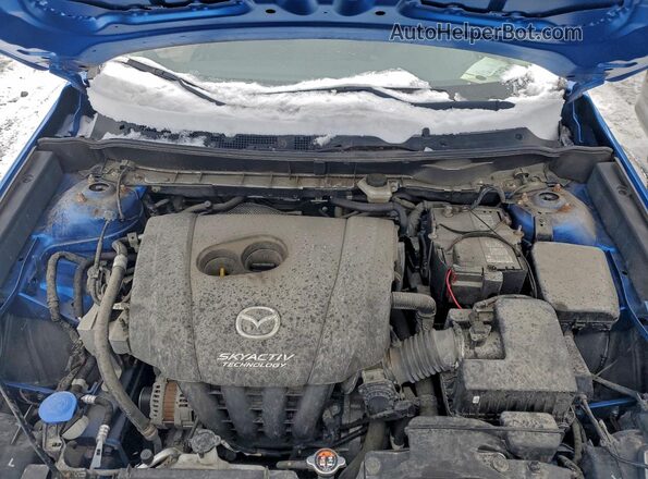 JM1DKDB72H0142195 2017 MAZDA CX-3 Синий Вид подкапотного пространства