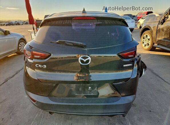JM1DKDB79M1513633 2021 MAZDA CX-3 Black Widok z tyłu