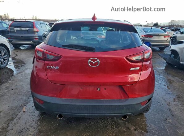 JM1DKDC72H0142969 2017 MAZDA CX-3 Red Widok z tyłu