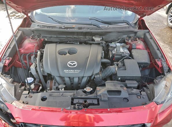 JM1DKDC72H0142969 2017 MAZDA CX-3 Red Widok komory silnika