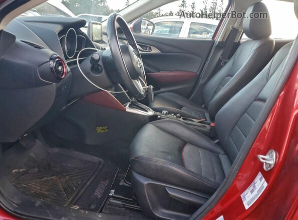 JM1DKDC72H0142969 2017 MAZDA CX-3 Red Widok wnętrza z przodu