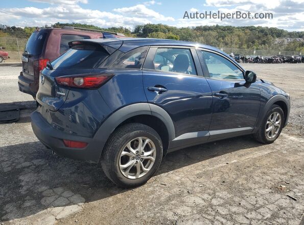 JM1DKFB70M1504007 2021 MAZDA CX-3 Синий Задняя правая четверть