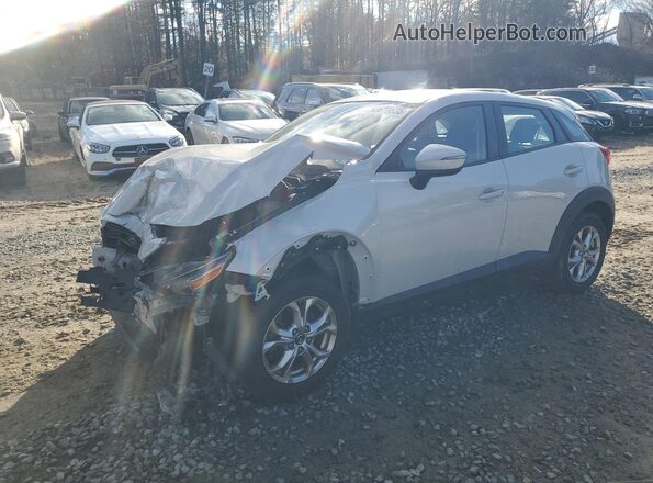 JM1DKFB72K0417583 2019 MAZDA CX-3 Белый Передняя левая четверть
