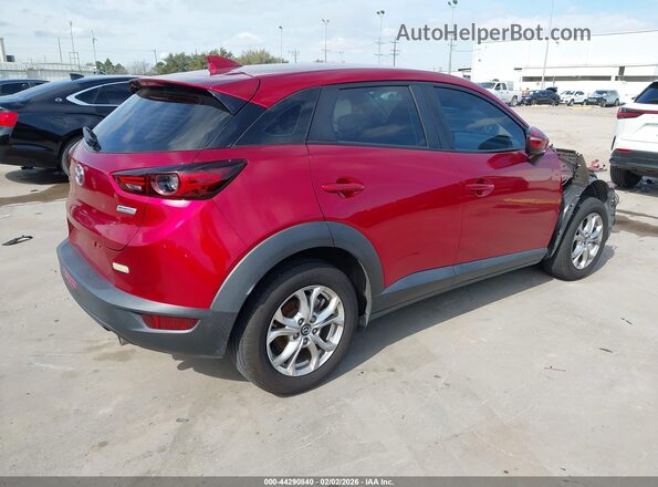JM1DKFB77L1465415 2020 MAZDA CX-3 Красный Задняя правая четверть