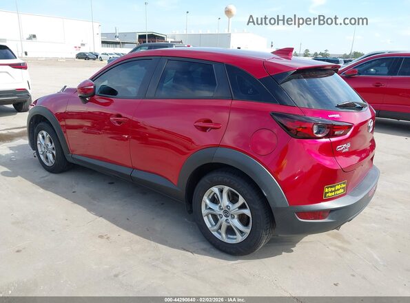 JM1DKFB77L1465415 2020 MAZDA CX-3 Красный Задняя левая четверть