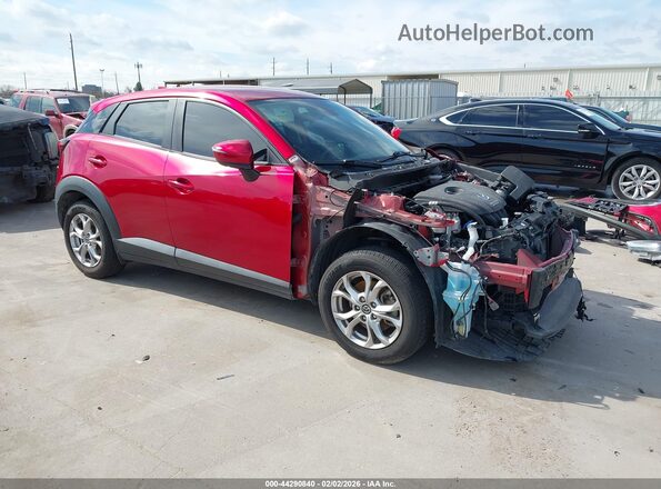 JM1DKFB77L1465415 2020 MAZDA CX-3 Красный Передняя правая четверть